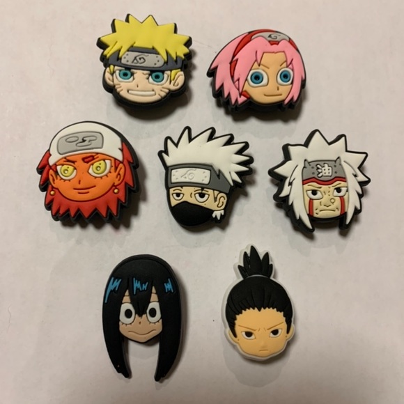 Naruto Jibbits Naruto Jibbitz Crocs Naruto Shippuden Croc Pins